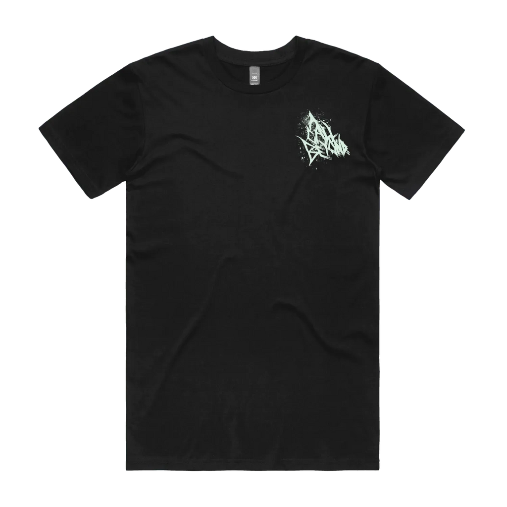 Black front flat lay