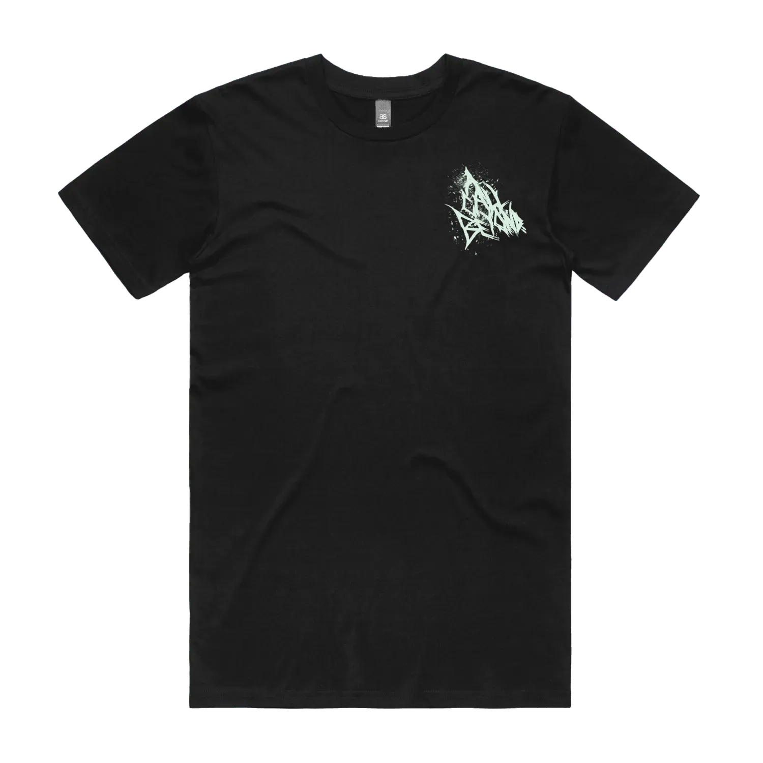 Black front flat lay