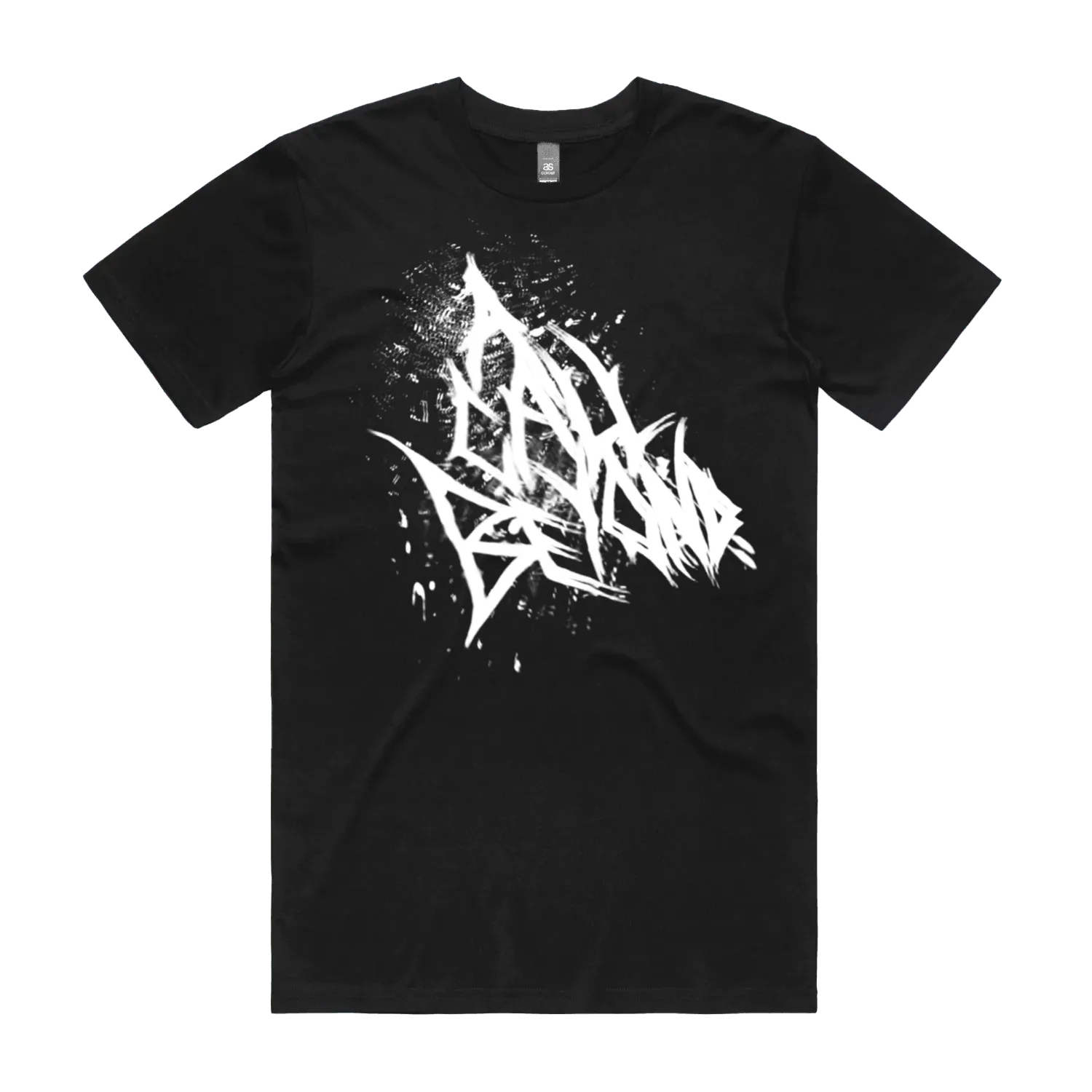 Black front flat lay