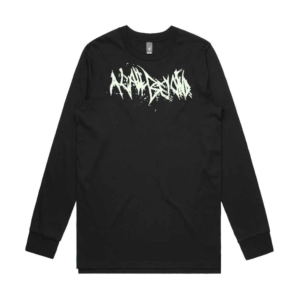 Black front flat lay