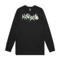 Black front flat lay